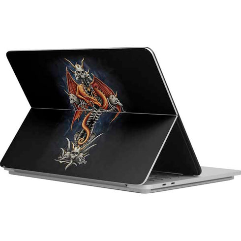 Gothic Dragon & Skull Cross by Sarah Richter Surface Laptop Studio Skin